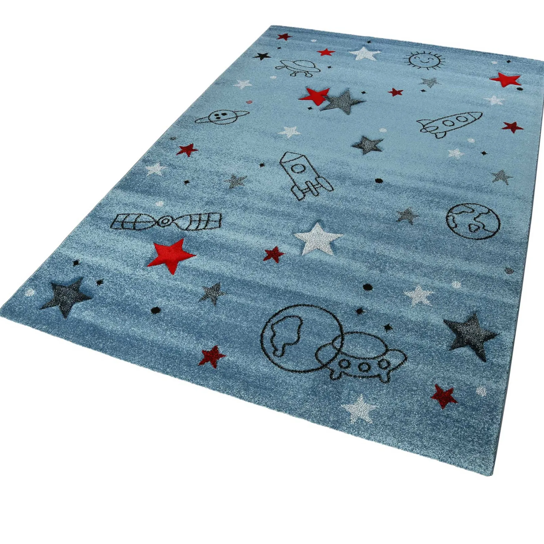 Esprit Kinder Teppich blau "Yoda"