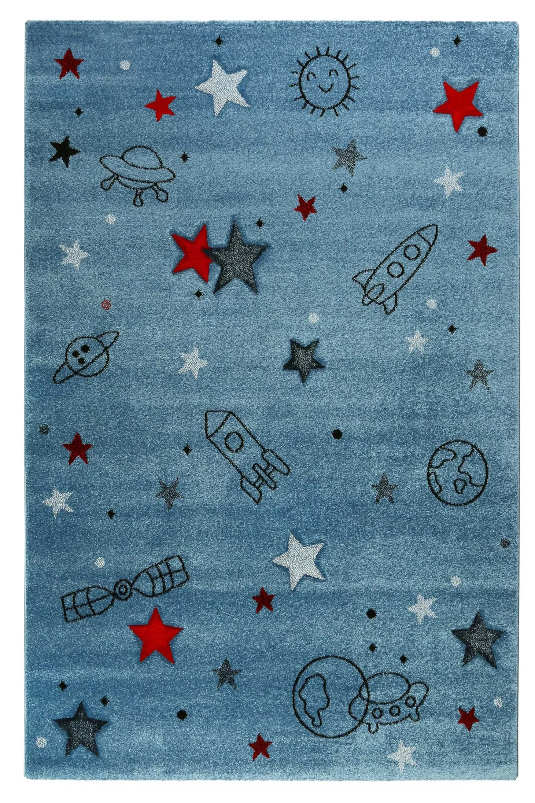 Esprit Kinder Teppich blau "Yoda"