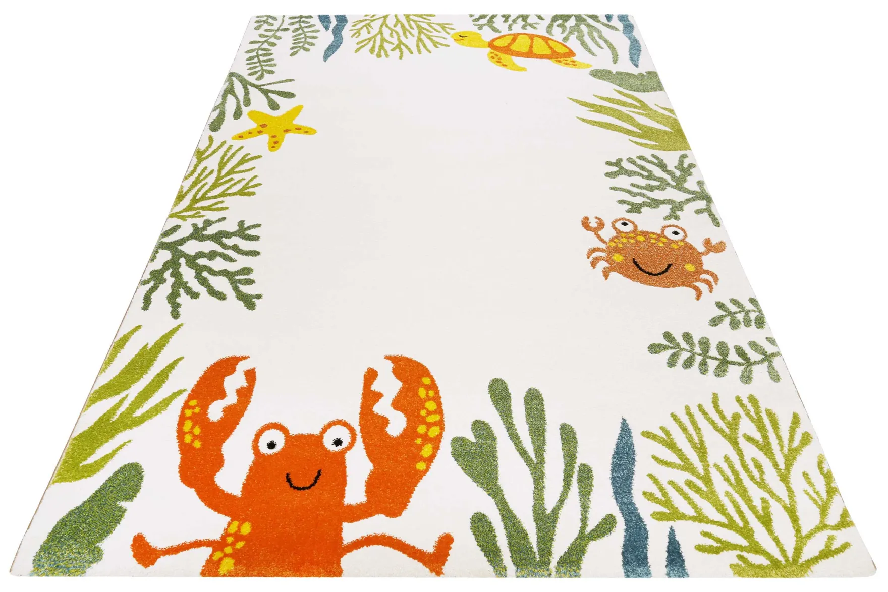 Esprit Kinderteppich Creme Beige "Waterworld"