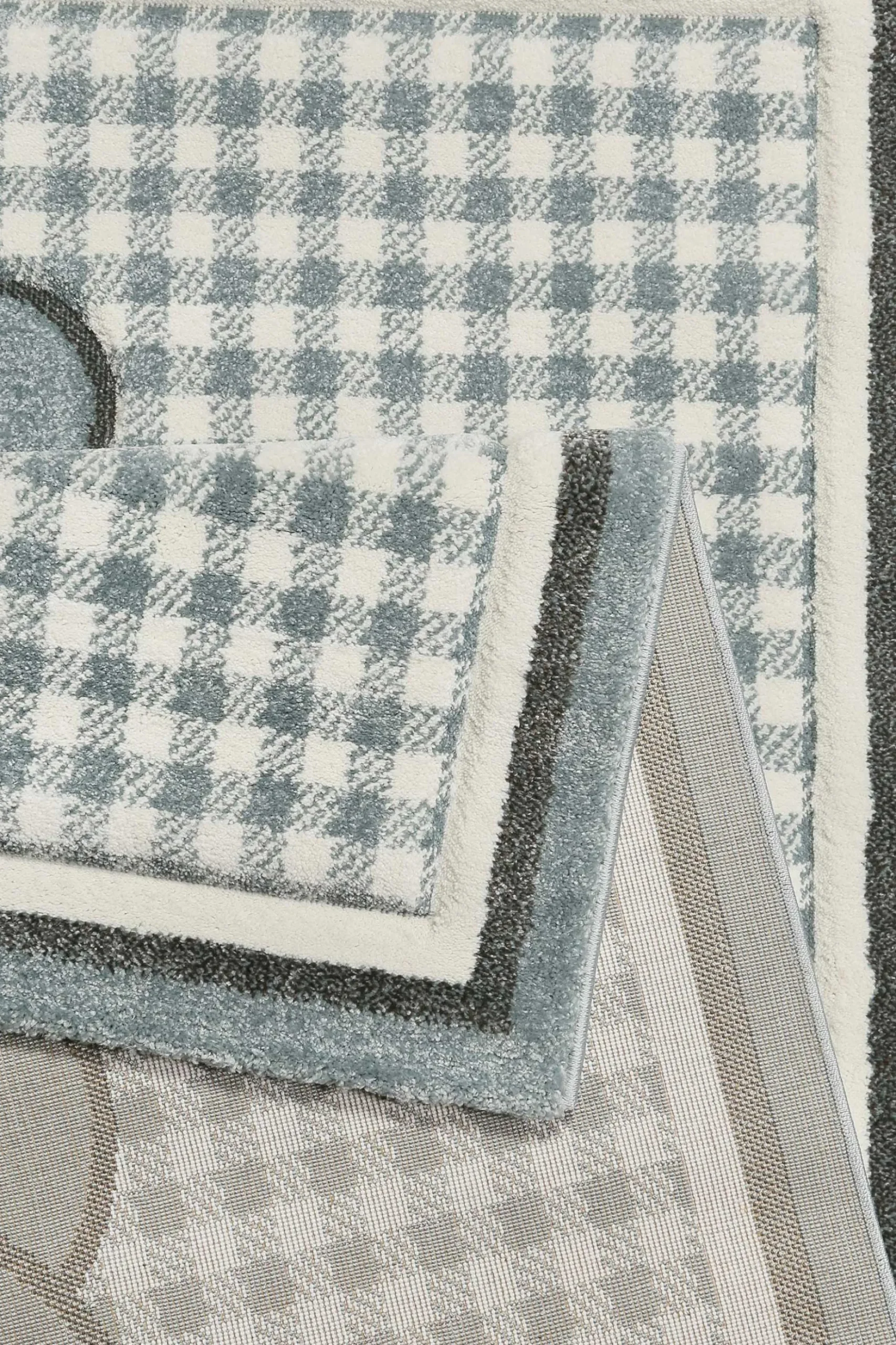 Esprit Kinderteppich Grau Blau "Henry"