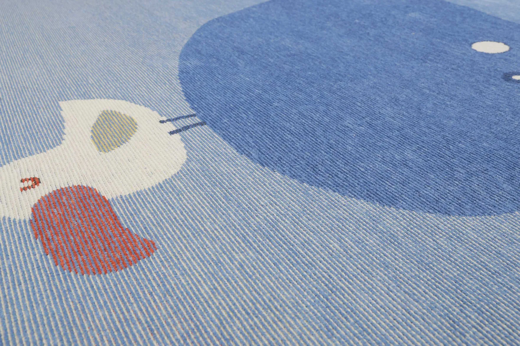Esprit Kinder-Wendeteppich Blau "Whale Buddy"