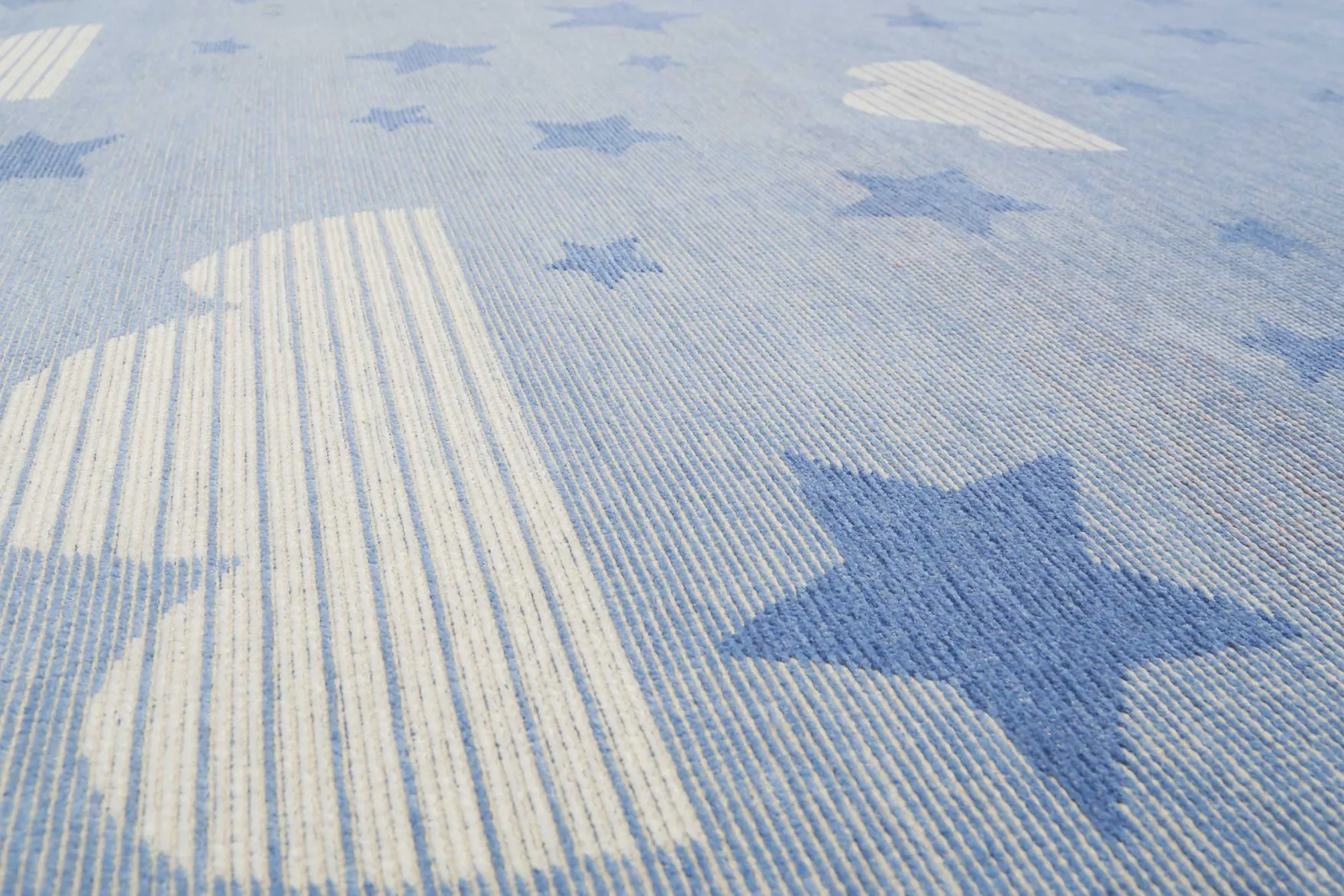 Esprit Kinder-Wendeteppich Blau "Whale Buddy"