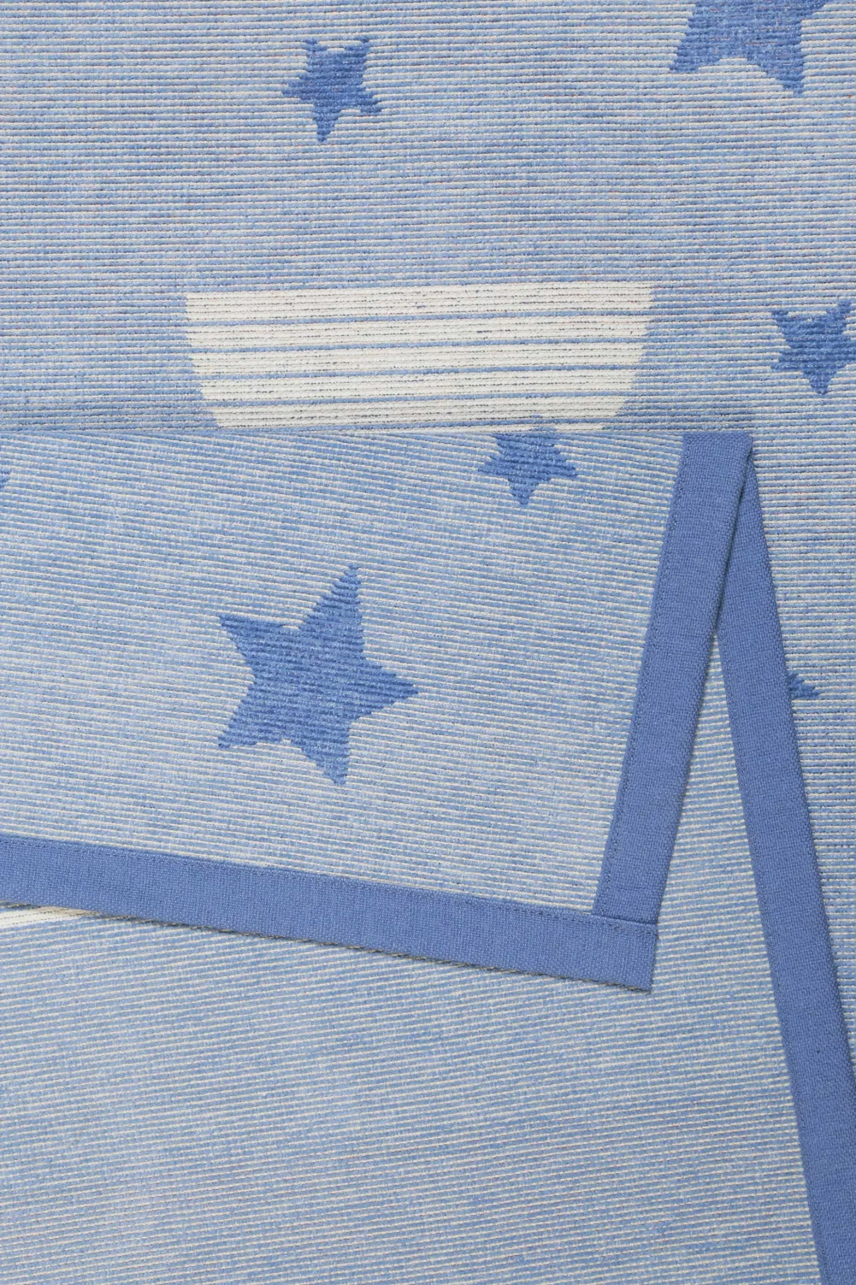 Esprit Kinder-Wendeteppich Blau "Whale Buddy"