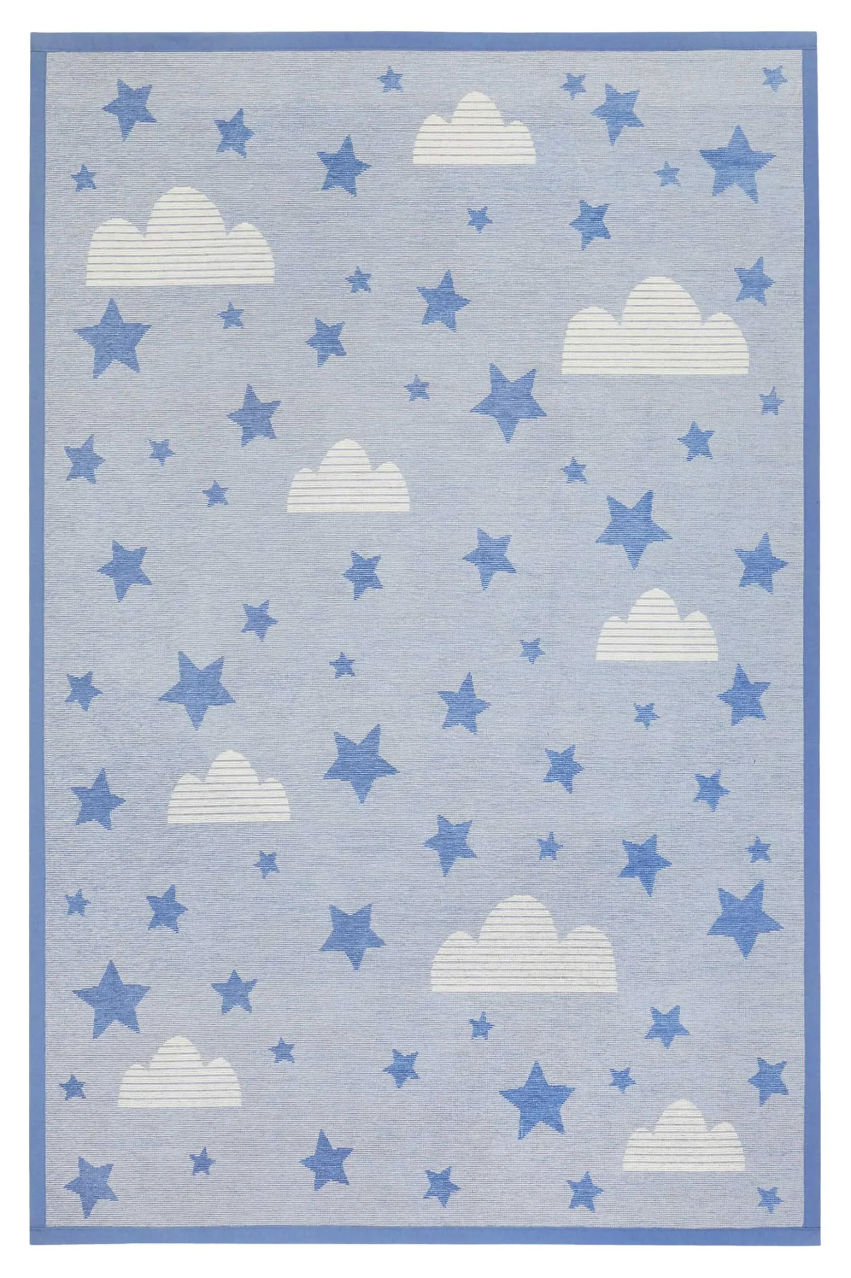 Esprit Kinder-Wendeteppich Blau "Whale Buddy"