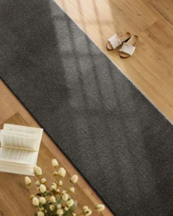 Esprit Kurzflorteppich Anthrazit Grau