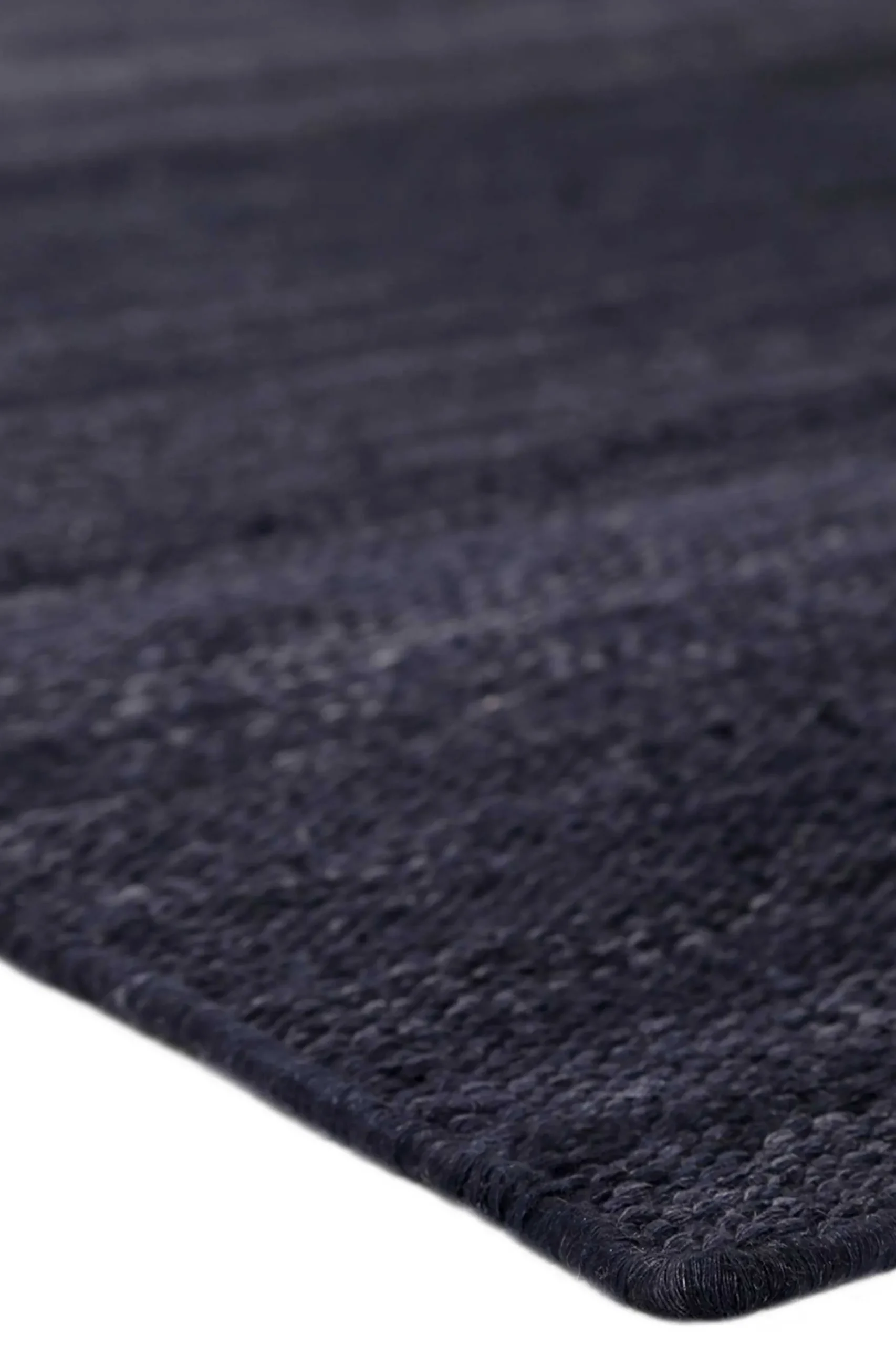 Esprit Kurzflor Teppich Anthrazit aus Baumwolle "Rainbow Kelim"