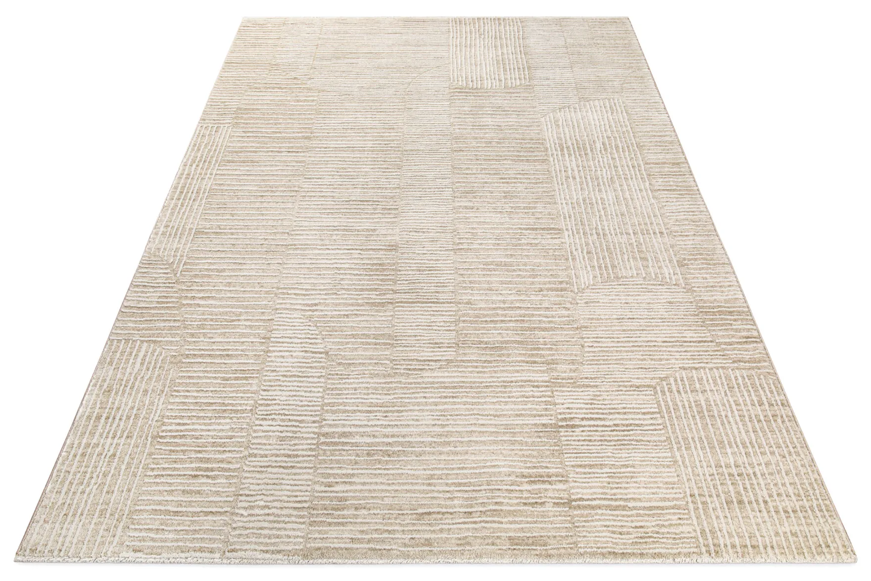 Esprit Kurzflorteppich Beige Multi "Raymond"