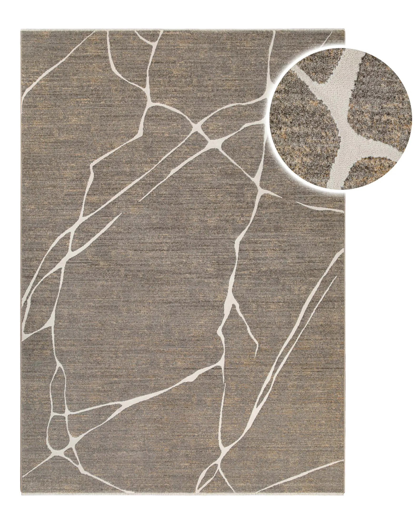 Esprit Kurzflorteppich Beige Grau "Elite"