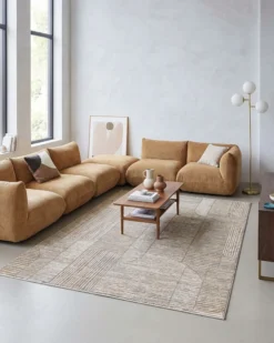 Esprit Kurzflorteppich Beige Grau 