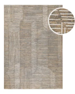 Esprit Kurzflorteppich Beige Grau 