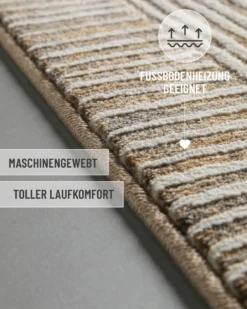 Esprit Kurzflorteppich Beige Grau 