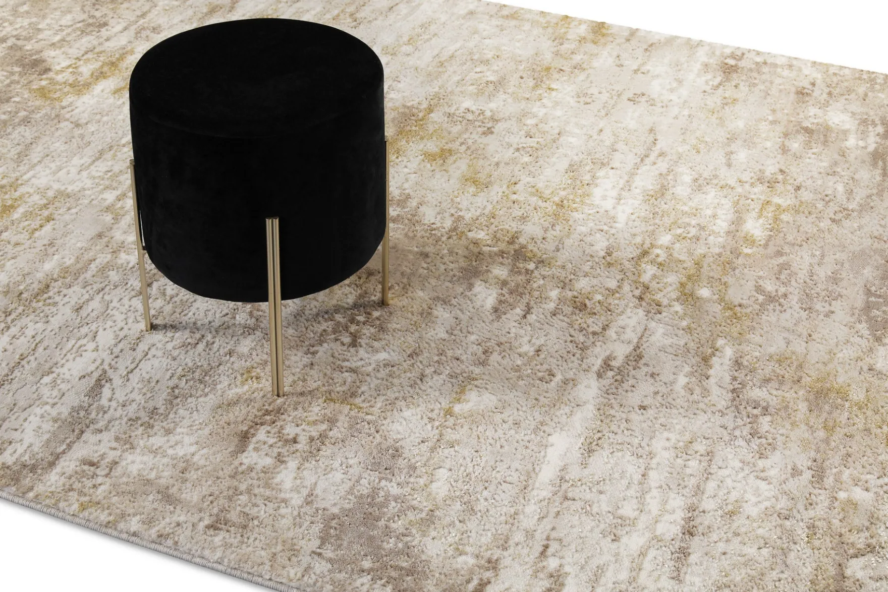 Esprit Kurzflor Teppich Beige Gold "Feel Vintage"