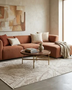 Esprit Kurzflor Teppich Beige Creme