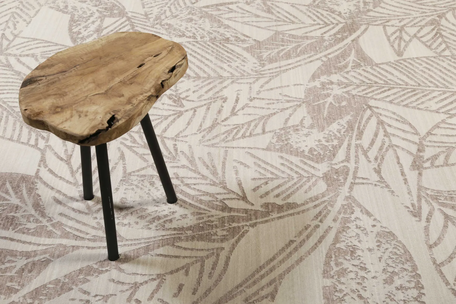 Esprit Kurzflor Teppich Beige Creme "Inga"