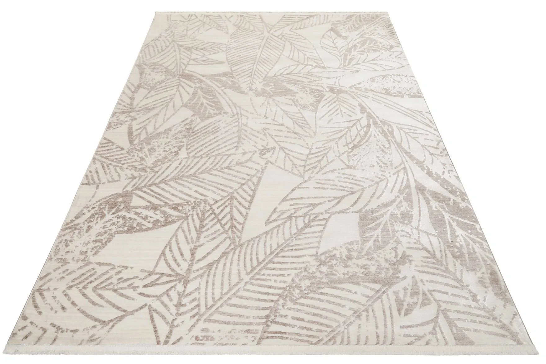 Esprit Kurzflor Teppich Beige Creme "Inga"