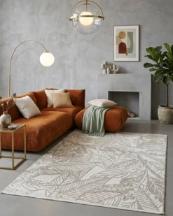 Esprit Kurzflor Teppich Beige Creme
