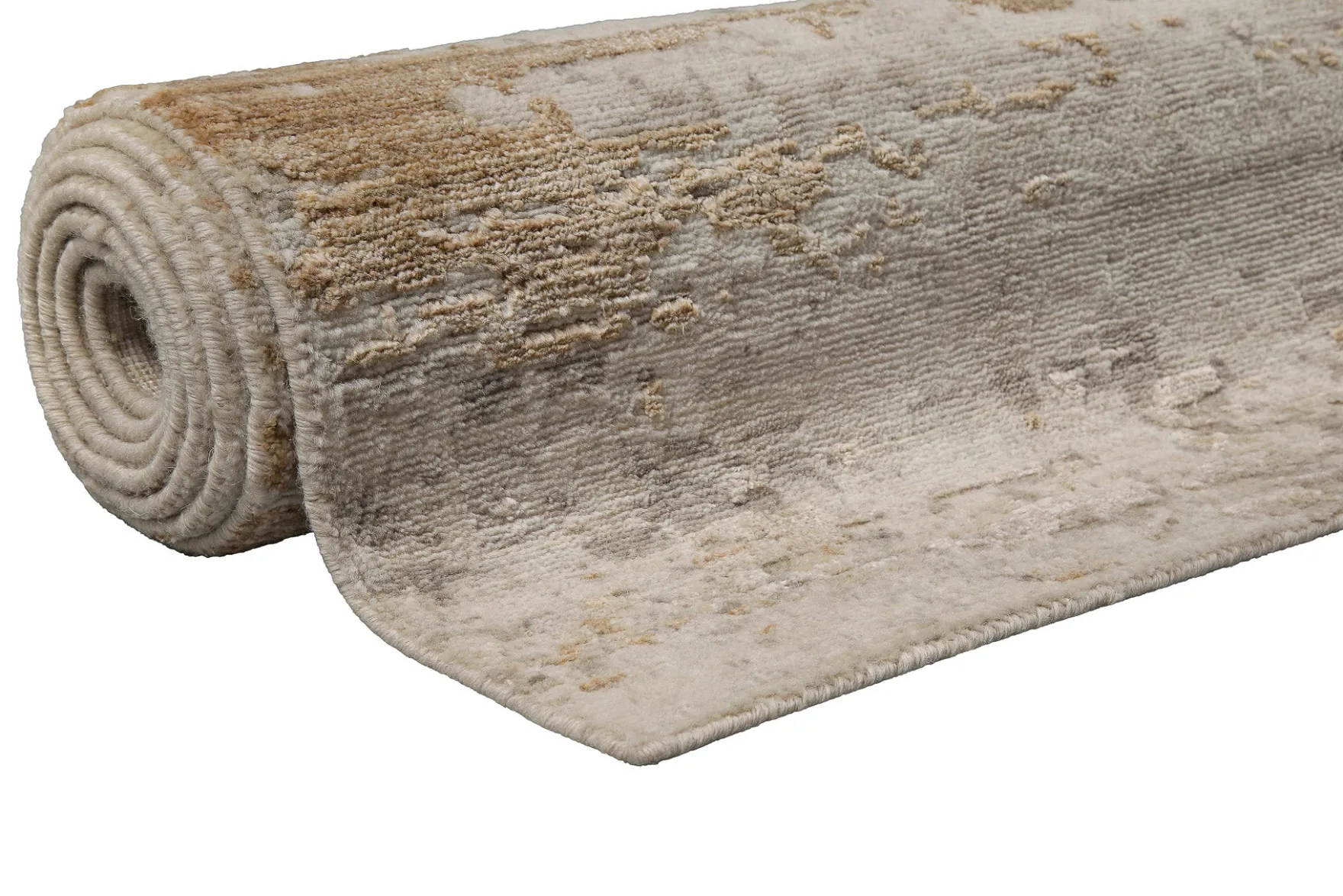Esprit Kurzflor Teppich Beige aus Wolle "Upper East Side"