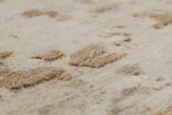 Esprit Kurzflor Teppich Beige aus Wolle