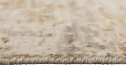 Esprit Kurzflor Teppich Beige aus Wolle