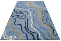 Esprit Kurzflor Teppich Blau 