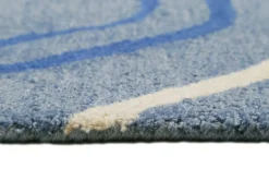 Esprit Kurzflor Teppich Blau 