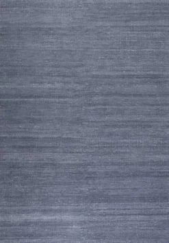 Esprit Kurzflor Teppich Blau Grau aus Baumwolle