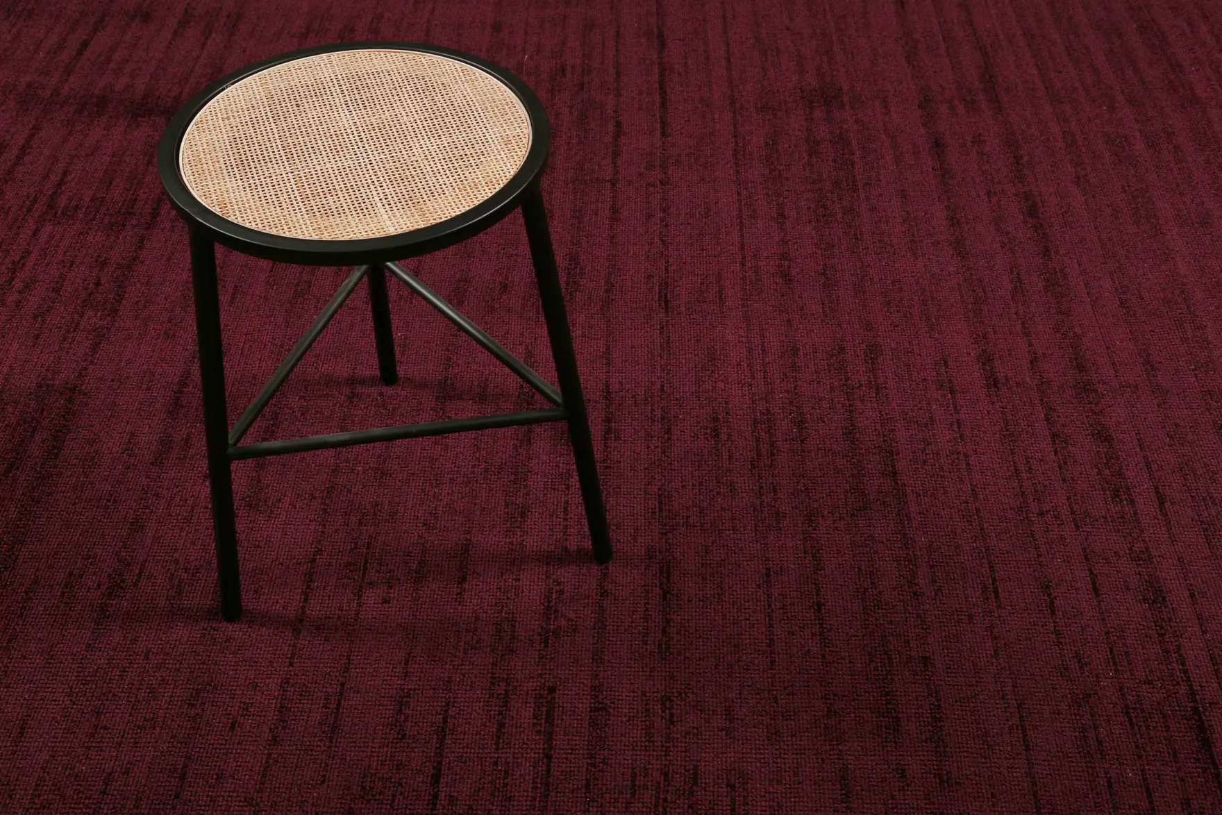Esprit Kurzflor Teppich Bordeaux Rot "Gil"