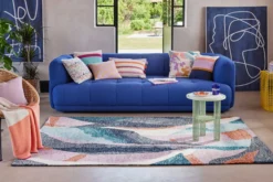 Esprit Kurzflor Teppich Bunt "Hills"