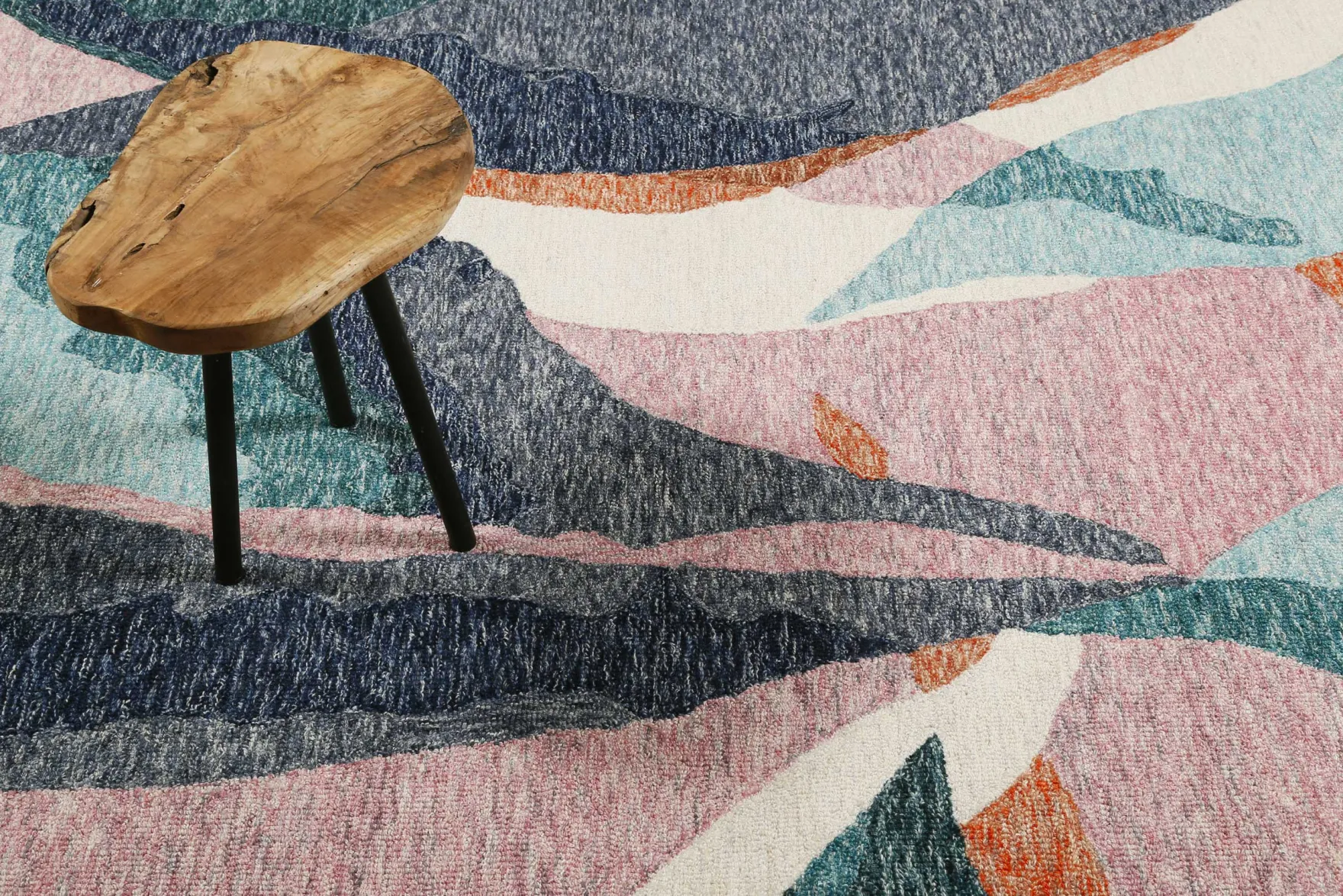 Esprit Kurzflor Teppich Bunt "Hills"
