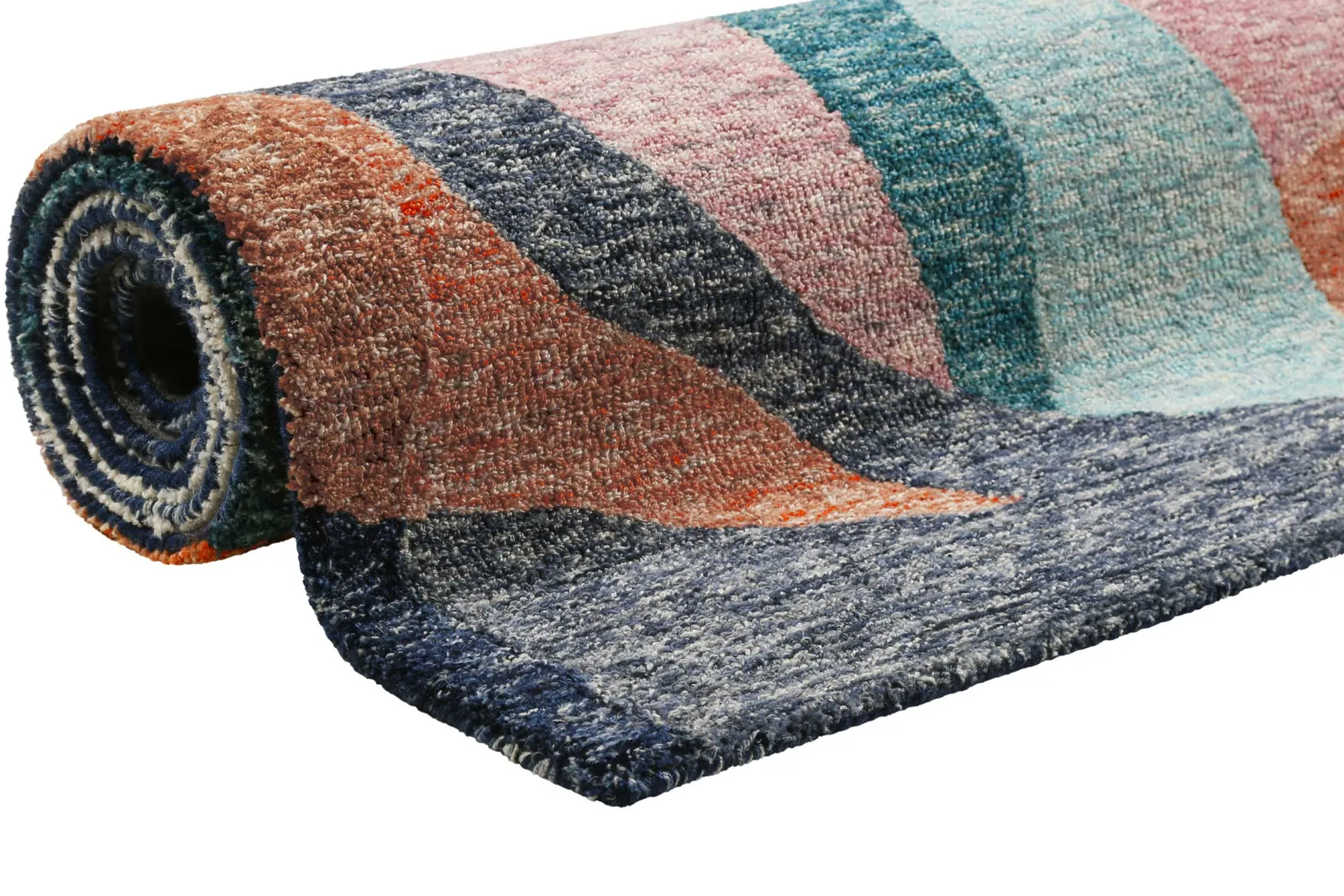 Esprit Kurzflor Teppich Bunt "Hills"
