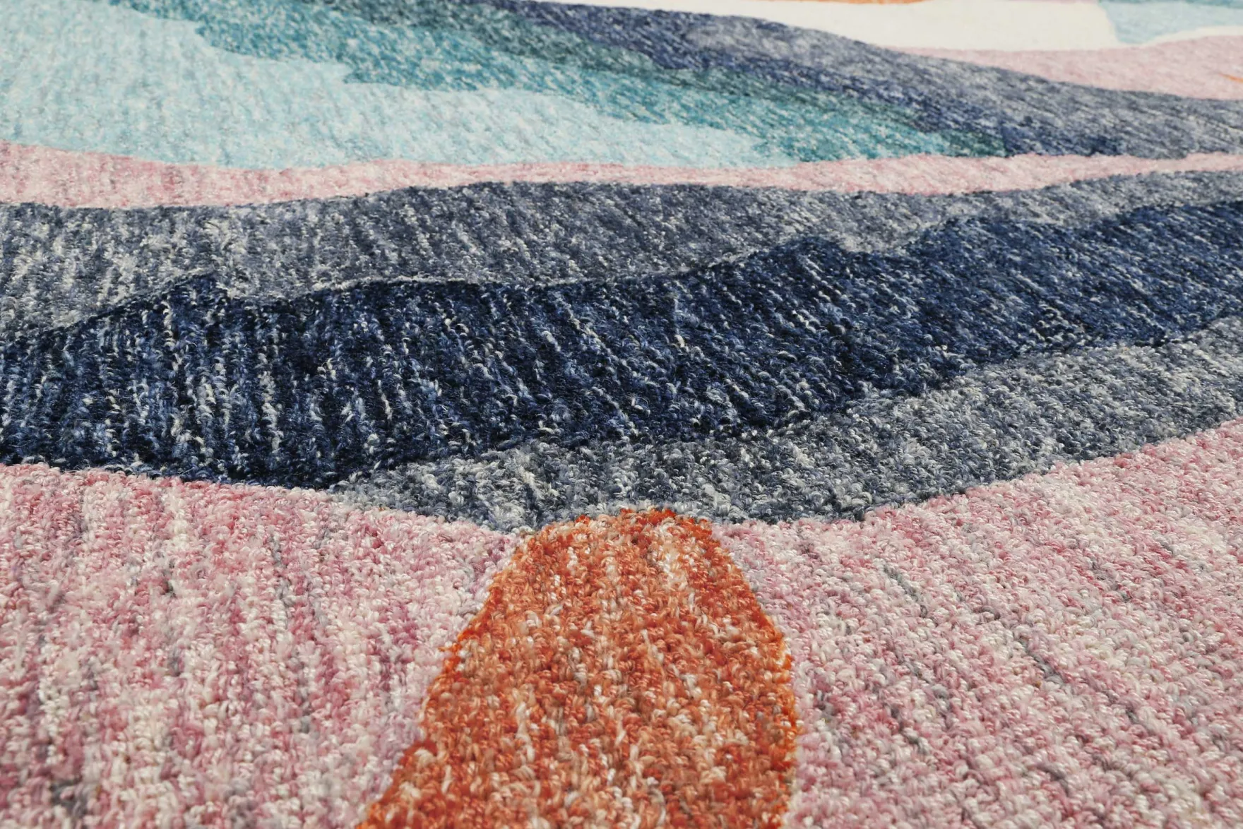 Esprit Kurzflor Teppich Bunt "Hills"