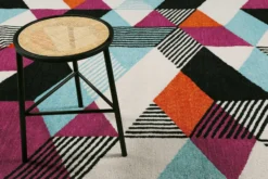 Esprit Kurzflor Teppich Bunt