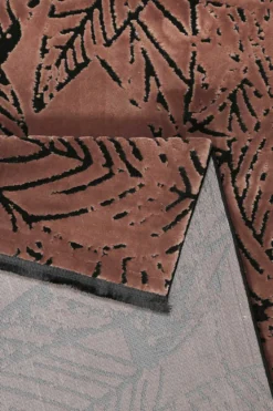 Esprit Kurzflor Teppich Cognac Braun