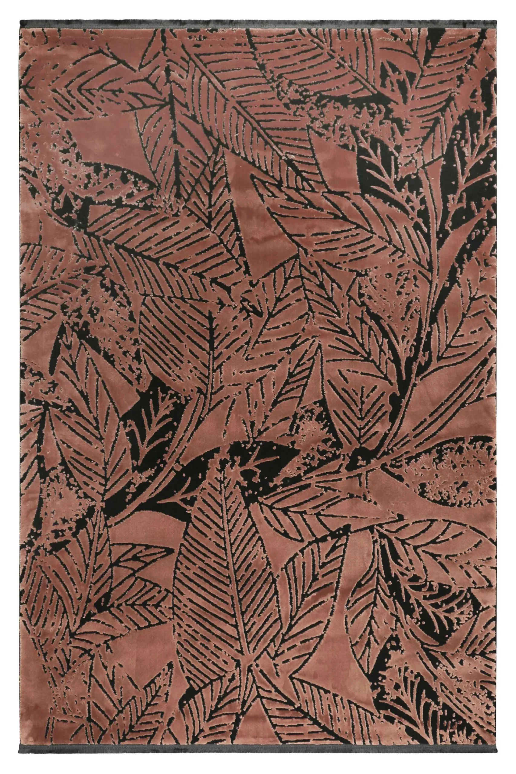 Esprit Kurzflor Teppich Cognac Braun "Inga"