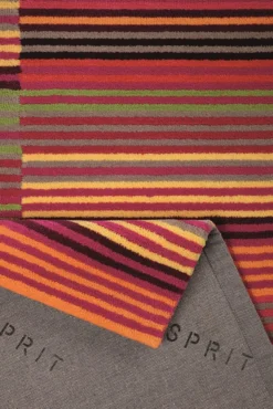 Esprit Kurzflor Teppich "Colorpop" rot grün