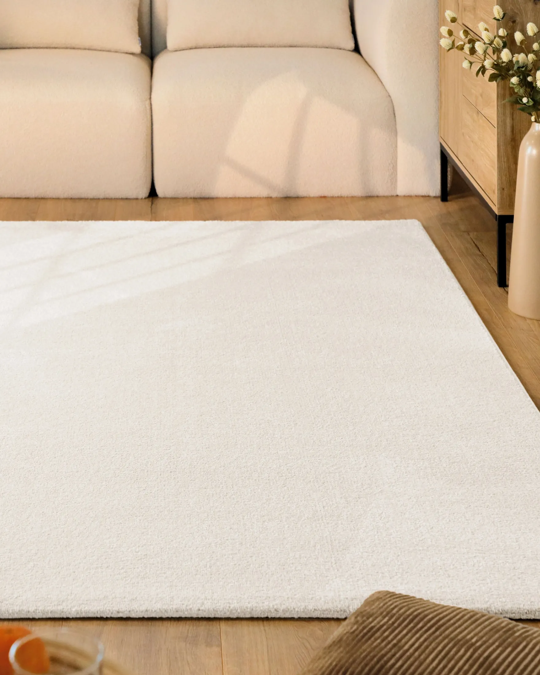 Esprit Kurzflorteppich Creme Weiß "Vegas"