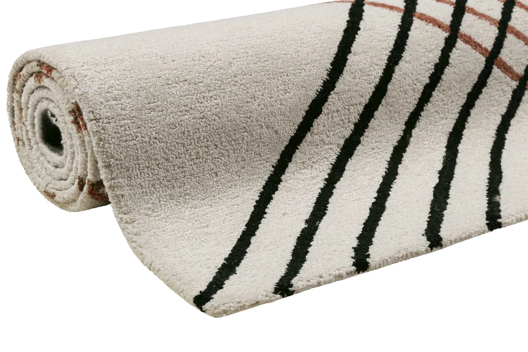 Esprit Kurzflor Teppich Creme Beige "Bass"