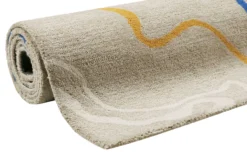 Esprit Kurzflor Teppich Creme Beige
