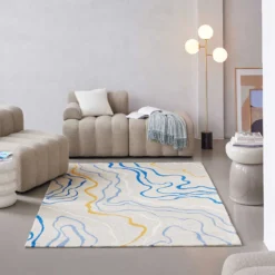 Esprit Kurzflor Teppich Creme Beige