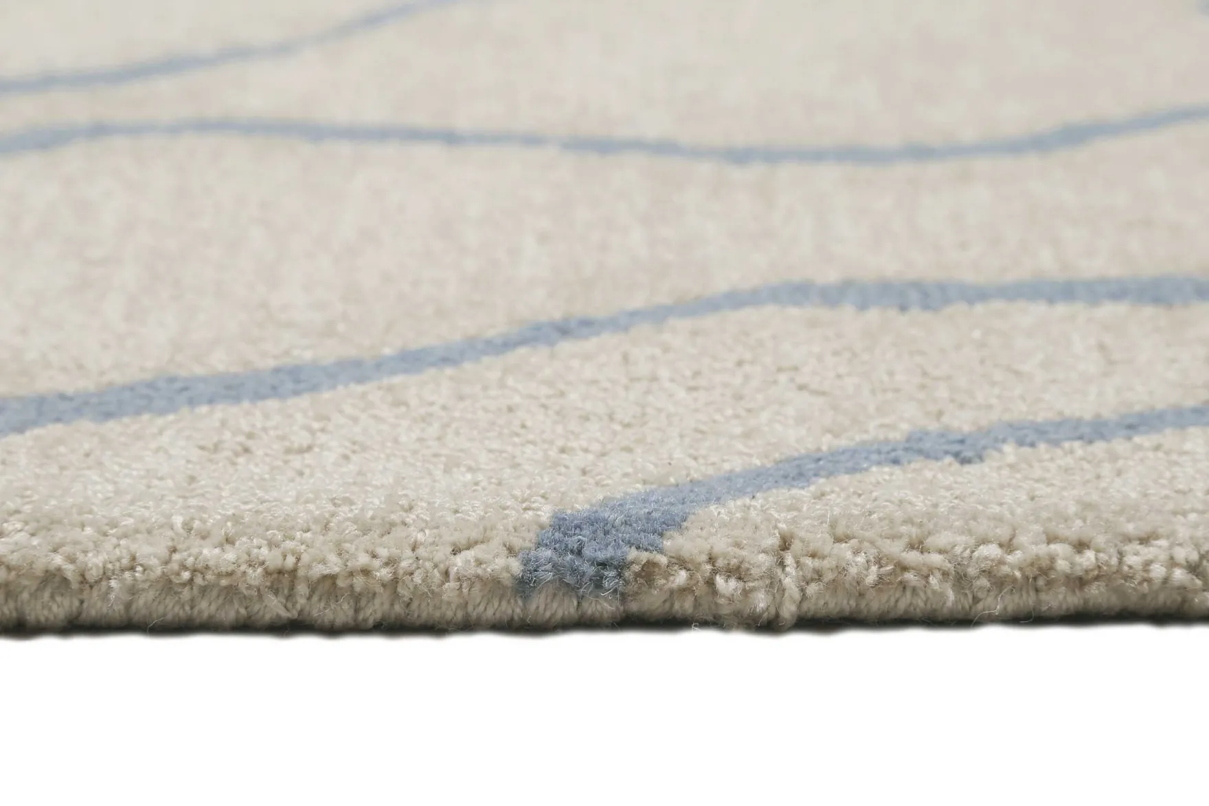Esprit Kurzflor Teppich Creme Beige "Drive"