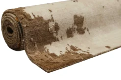 Esprit Kurzflor Teppich Gold aus Wolle