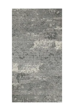 Esprit Kurzflor Teppich Grau aus Wolle