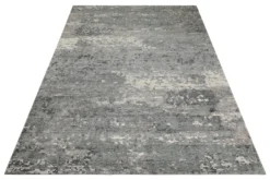 Esprit Kurzflor Teppich Grau aus Wolle