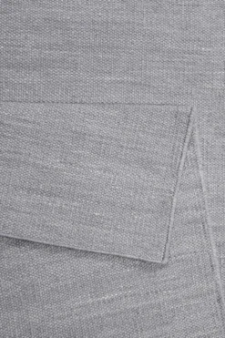 Esprit Kurzflor Teppich Grau aus Baumwolle 