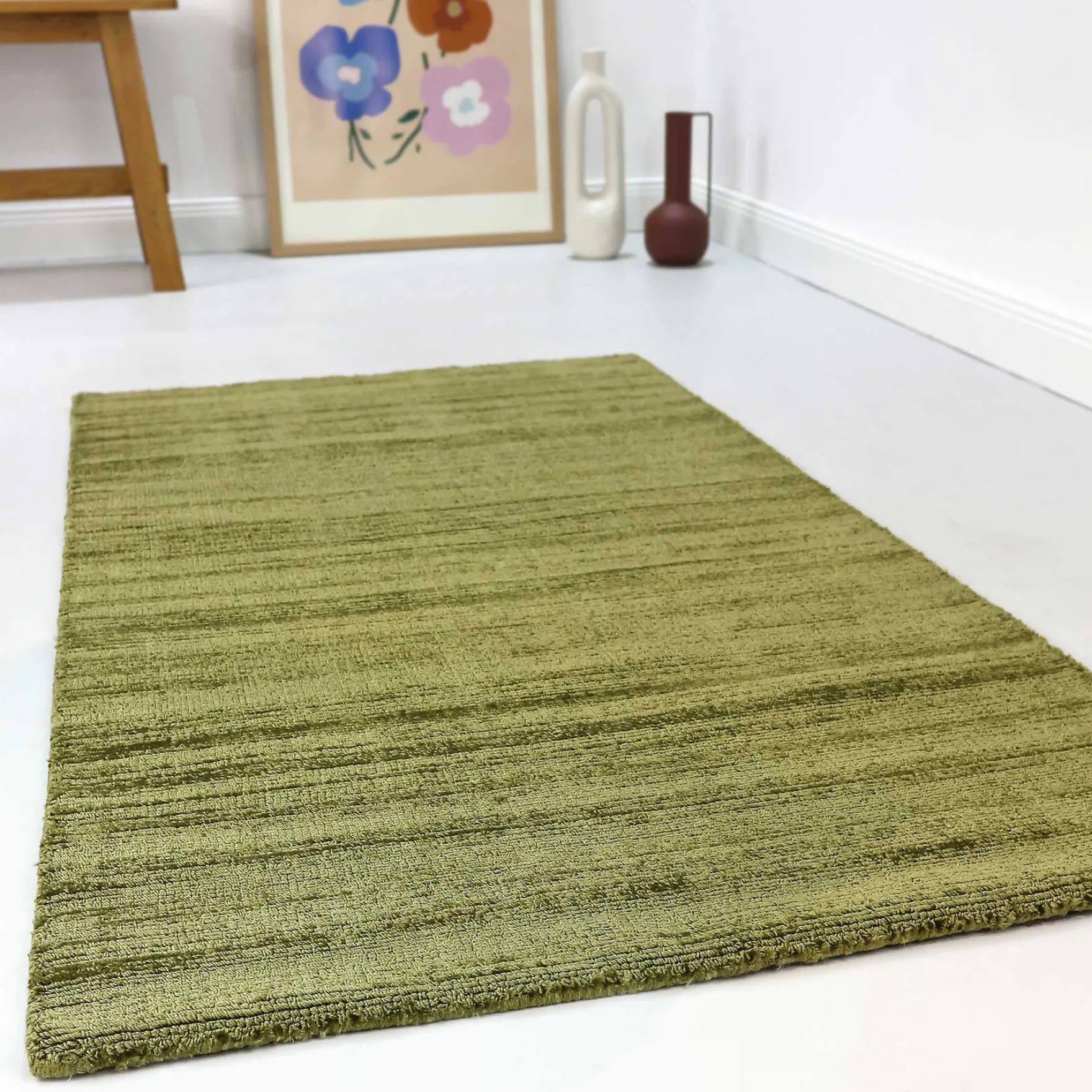Esprit Kurzflor Teppich Grün "Gil"