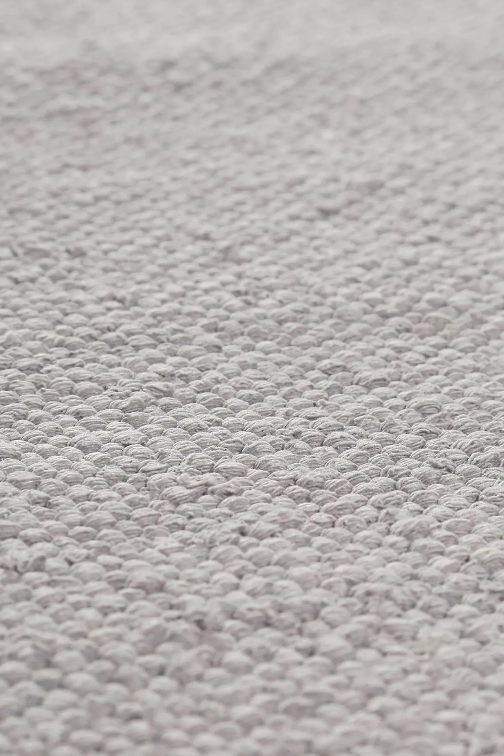 Esprit Kurzflor Teppich Hellgrau aus Baumwolle "Rainbow Kelim"