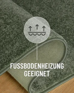Esprit Kurzflorteppich Laub Grün