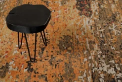 Esprit Kurzflor Teppich Orange aus Wolle "East Village"