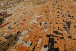 Esprit Kurzflor Teppich Orange aus Wolle