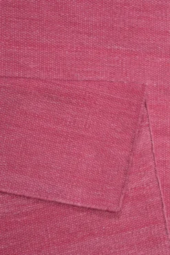 Esprit Kurzflor Teppich Pink aus Baumwolle "Rainbow Kelim"